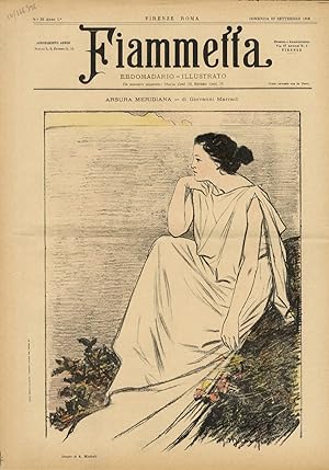 FIAMMETTA. Ebdomadario illustrato. Anno 1. N. 22. Domenica 27 settembre 1896.