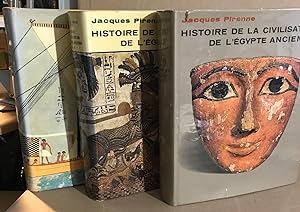 Histoire de la civilisation de l'Egypte ancienne [complet en 3 tomes] avec ills. + planches hors-...