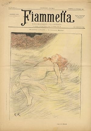 FIAMMETTA. Ebdomadario illustrato. Anno 1. N. 26. Domenica 25 ottobre 1896.