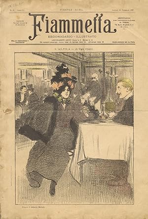 FIAMMETTA. Ebdomadario illustrato. Anno 2. N. 8. Giovedì 25 febbraio 1897.