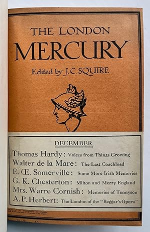 The London Mercury, vol. V [5], no. 26, December 1921