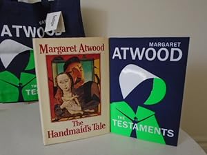 The Handmaid's Tale [1st Printing] + The Testaments [Signed 1st Printing] + The Testaments Tote Bag