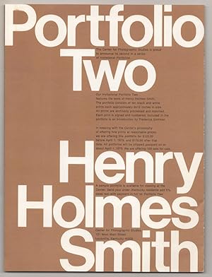 Henry Holmes Smith: Portfolio Two