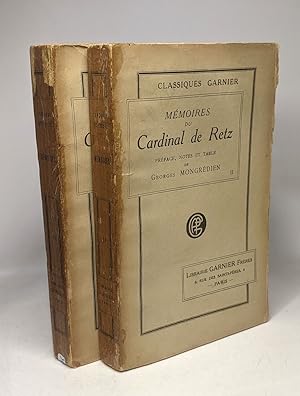 Mémoires du Cardinal de Retz - TOME TROISIEME - préface notes et table de Georges Mongrédien