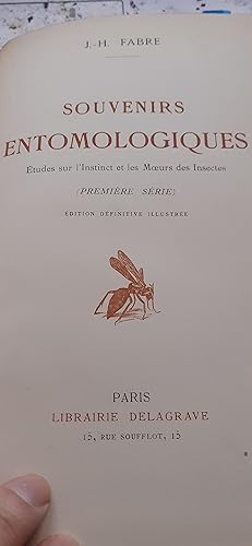 souvenirs entomologiques en 10 volumes