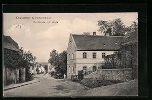 Ansichtskarte Keutschen b. Hohenmölsen, Dorfstrasse mit Linda
