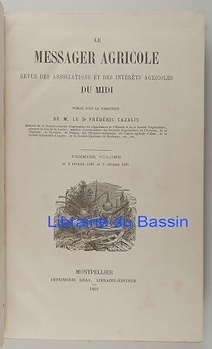 Le Messager Agricole Volume n°1 Du 5 Février 1860 au 5 Février 1861