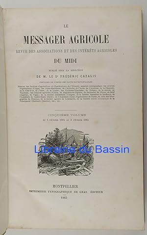 Le Messager Agricole Volume n°5 Du 5 Février 1864 au 5 Février 1865