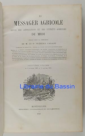 Le Messager Agricole Volume n°9 Du 5 Février 1868 au 5 Janvier 1869