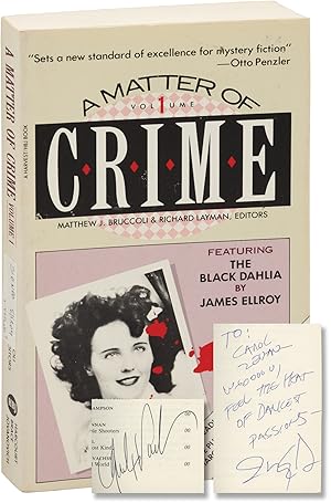A Matter of Crime, Volume 1 (Advance Reading Copy, signed by James Ellroy and Andrew Vachss)