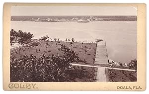 Ca. 1890-1895 photograph of Indian River in Ocala, Florida by photographer Charles Harrison Colby
