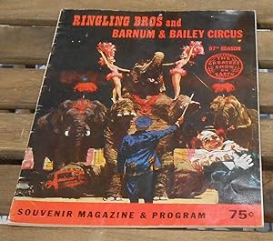 Programme de Ringling Bros and Barnum & Bayley Circus 1967