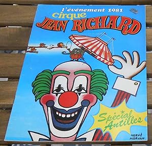 Programme Cirque Jean Richard 1981