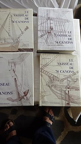 LE VAISSEAU DE 74 CANONS , TRAITE PRATIQUE D'ART NAVAL : CONSTRUCTION DU VAISSEAU - L' EQUIPAGE L...