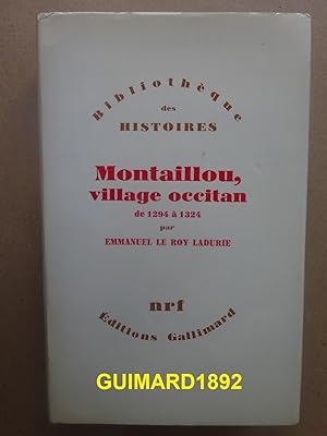 Montaillou village occitan de 1294 à 1324