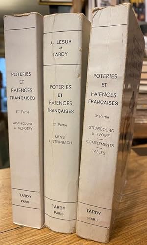 Les Poteries et les Faiences Francaises [Three Volumes]