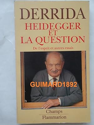 Heidegger et la question de l'esprit et autres essais
