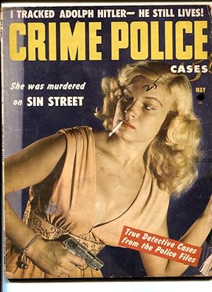Crime Police Cases Magazine #1 May 1953- true crime G