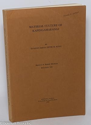 Material Culture of Kapingamarangi