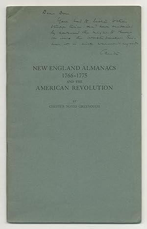 New England Almanacs 1766-1775 and the American Revolution