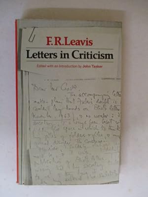 Letters in Criticism