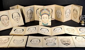 Ensemble exceptionnel de 117 portraits de dignitaires chinois