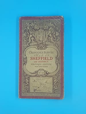 Ordnance Survey map of Sheffield and District Coloured Edition