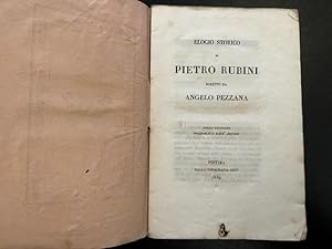 Elogio storico di Pietro Rubini. Terza edizione migliorata dall'Autore
