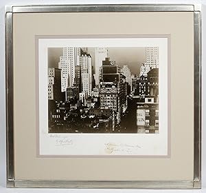 Signed Photograph: "From My Window at An American Place, North"