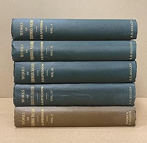 The Works of Thomas Nashe, Volumes I-V