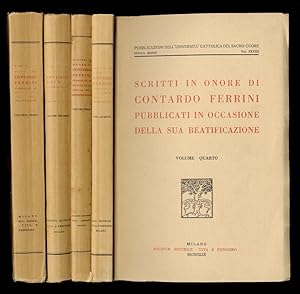 Scritti in onore di Contardo Ferrini. Pubblicati in occasione della sua beatificazione.