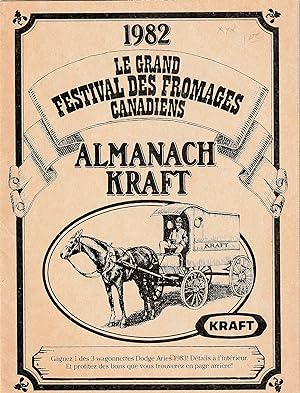 1982 Almanach Kraft Le grand festival des fromages canadiens