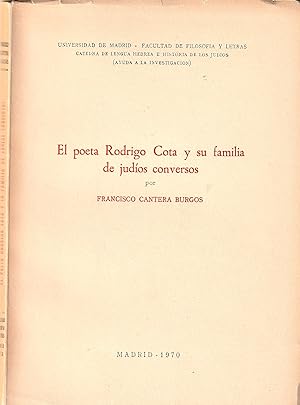 El poeta Rodrigo Cota y su familia de judios conversos