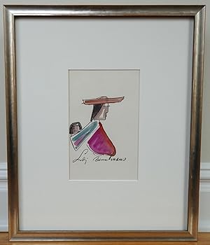 LUDWIG BEMELMANS FRAMED ORIGINAL ARTWORK (author of Madeline)