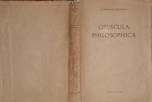 Opuscula philosophica