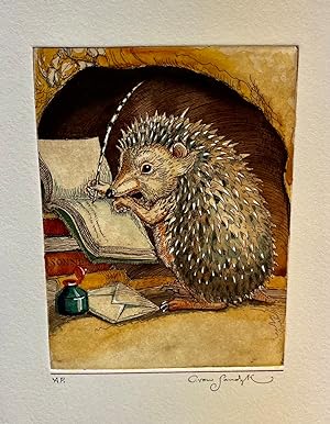 Charming Hedgehog Scribe