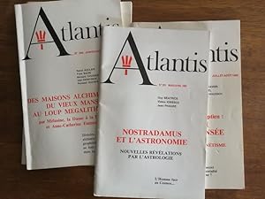 Revue Atlantis 4 numéros 1978 1983 - Plusieurs auteurs - Alchimie Esotérisme Symbolisme Astrologi...