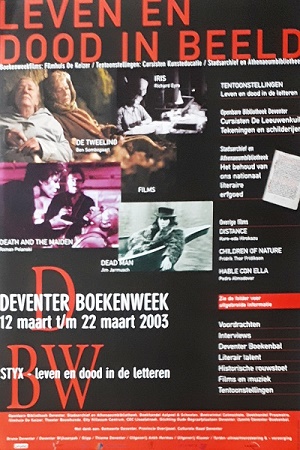 Boekenweekaffiche 2003. Deventer Boekenweek. Leven en dood in beeld