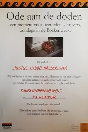 Boekenweekaffiche 2003 Ode aan de doden