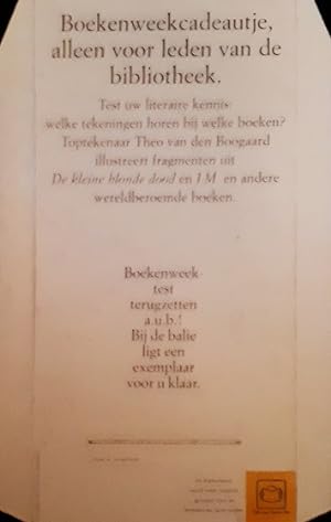 Boekenweek 2003. Display Boekenweektest