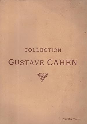 Catalogue des tableaux modernes provenant de la collection de M. Gustave CAHEN