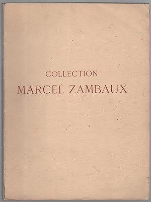 Collection de M. Marcel Zambaux
