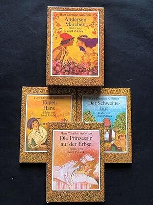 Andersen Märchen. Bilder von Josef Palecek. 3 Bände in Schuber komplett.
