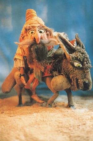 Arabian Nights Theatre Puppet Show Advertising Postcard