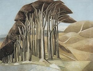 Paul Nash Wood On The Downs Rare Oil Painting Postcard