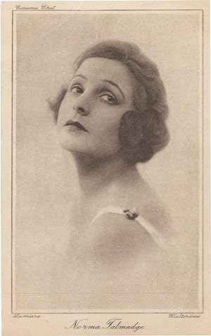 Norma Talmadge Silent Film Movie Actress Old PB Postcard