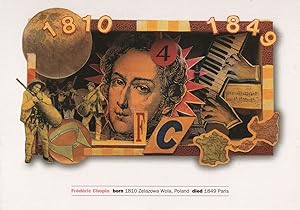 Frederic Chopin Polish Classical Composer BBC Postcard