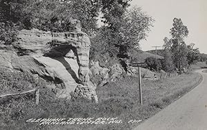 Elephant Trunk Rock Richland Centre Wisconsin USA Old Postcard
