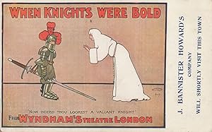 When Knights Were Bold Wyndhams London Theatre Advertising Postcard