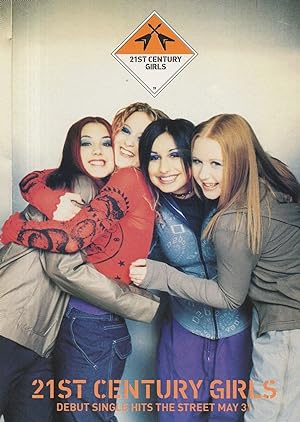 21st Century Girls Dudley West Midlands Girl Power Pop Group Postcard